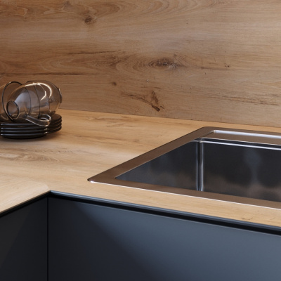 Стеновая панель Irish oak 2612/P Slotex 4200х600х10 мм
