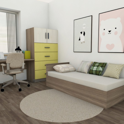 ЛДСП Дуб солсбери рустикальный Lamarty 2750х1830х16 мм