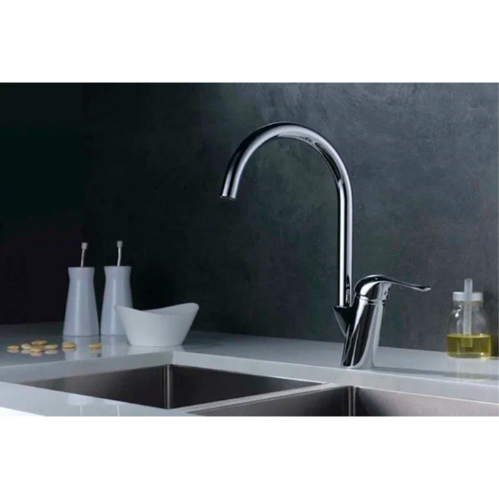 Смеситель для кухни Emar EC-3002 хром
