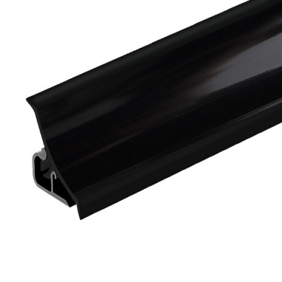 Плинтус для столешниц черный глянец Thermoplast 18х18х3000мм 1905 (ф-ра 1905)
