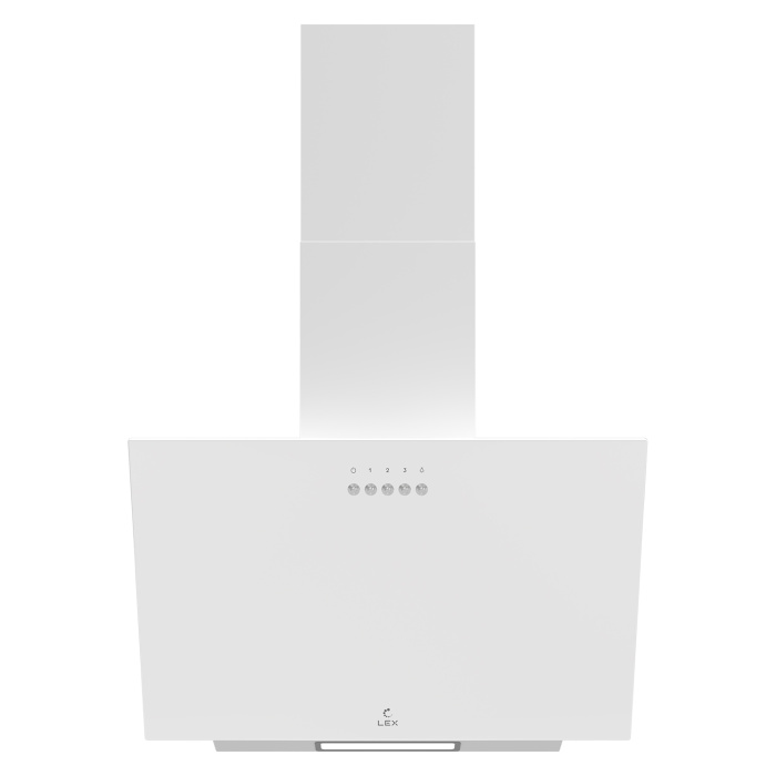 Кухонная вытяжка наклонная LEX MOZA 450 WHITE