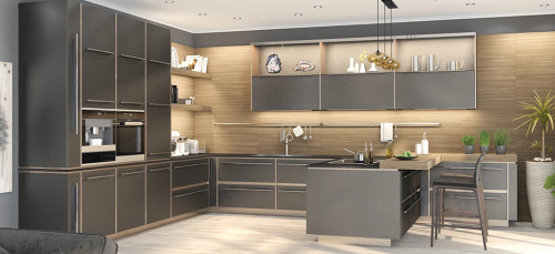 Плита МДФ Голд кашемир матовый 18 мм 384/3088 AGT TRENDY 2800х1220 мм
