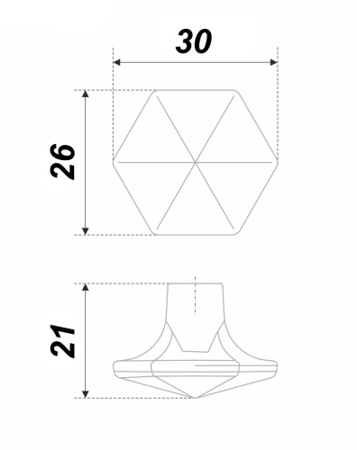 BOYARD.Ручка мебельная MARCO 24075Z03001.09 RC505MAB.1