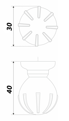 BOYARD.Ручка мебельная TILDA RC308BAC.4