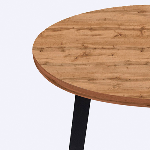 Обеденная группа Стол круглый и 4 стула серые (table88032DW + chair_desert gray_black)