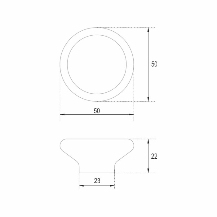 Ручка-кнопка мебельная LOLLIPOP BOYARD Розовый RC600PN.4