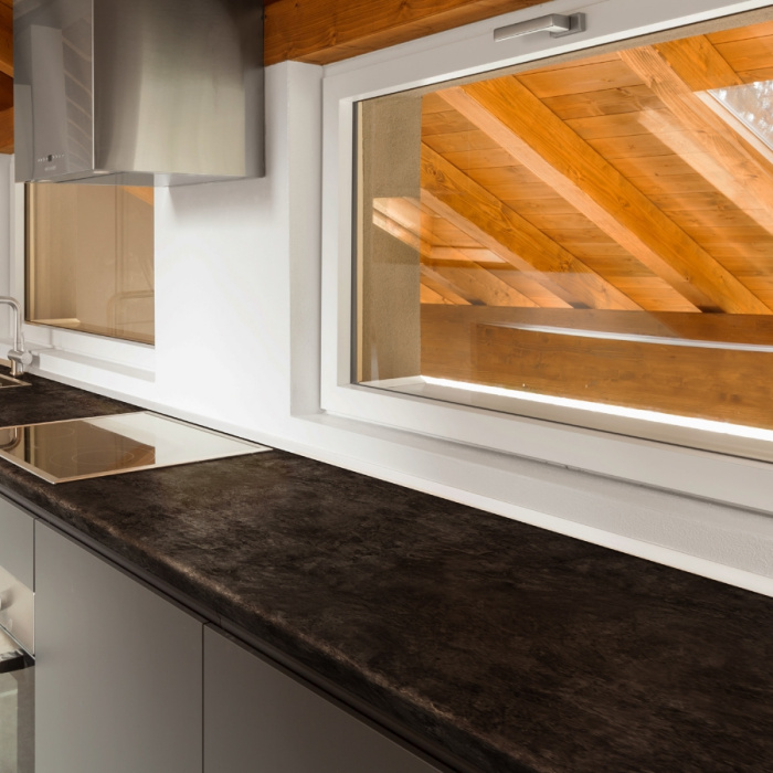 Столешница Black slate 2333/Q Slotex 4200х600х40 мм