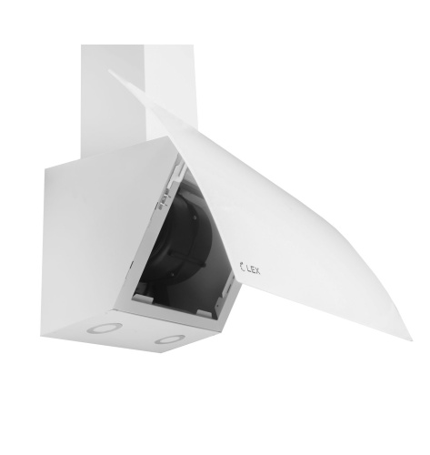 Кухонная вытяжка наклонная LEX PLAZA GS 900 WHITE