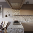 Стеновая панель Honey quartz 8061/R Slotex 4200х600х10 мм