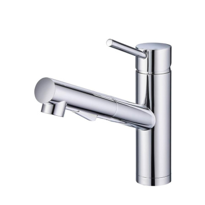 Смеситель для кухни Emar EC-3012 вытяжной излив хром