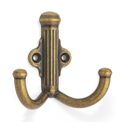 Крючок мебельный RIGATA BOYARD Матовая старинная латунь K251MAB.6