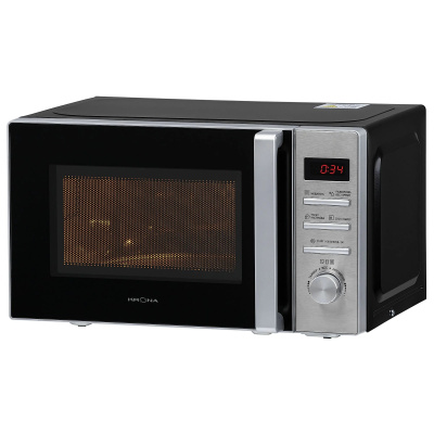 Микроволновая печь  Krona QUANTUM 44 BL/IX, 20л, нержавеющая сталь