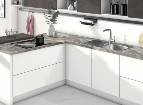 Столешница Мрамор чиполлино серый F093/ST15 EGGER 4100х600х38 мм
