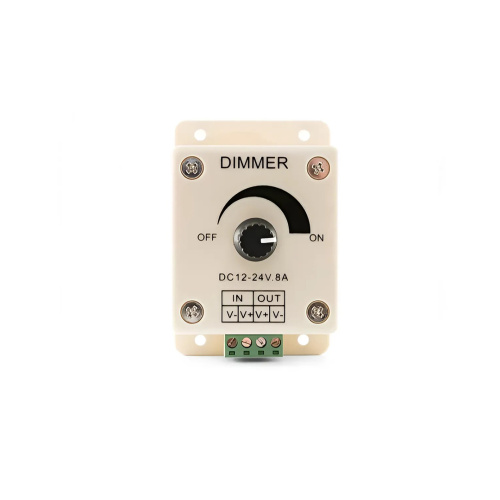 Диммер для светодиодной ленты IP20 96/192Вт 12/24В max 8A бежевый LED CRYSTAL
