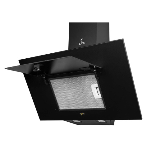 Кухонная вытяжка наклонная LEX MIRA 600 BLACK