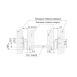 Роликовые направляющие BOYARD DS801 (550мм) черные DS 01BL.1/550