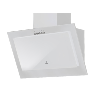 Кухонная вытяжка наклонная LEX MIO G 600 WHITE