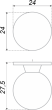BOYARD.Ручка C0650 RC006SN.4