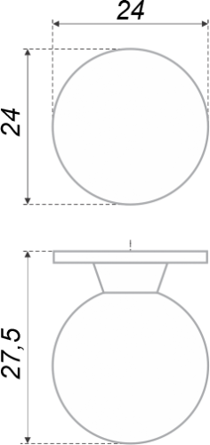 BOYARD.Ручка C0650 RC006SN.4