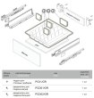 BOYARD.Поддон для столовых приборов, 530х480мм., серый PC01/GR/530x480