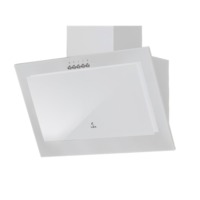 Кухонная вытяжка наклонная LEX MIO G 500 WHITE