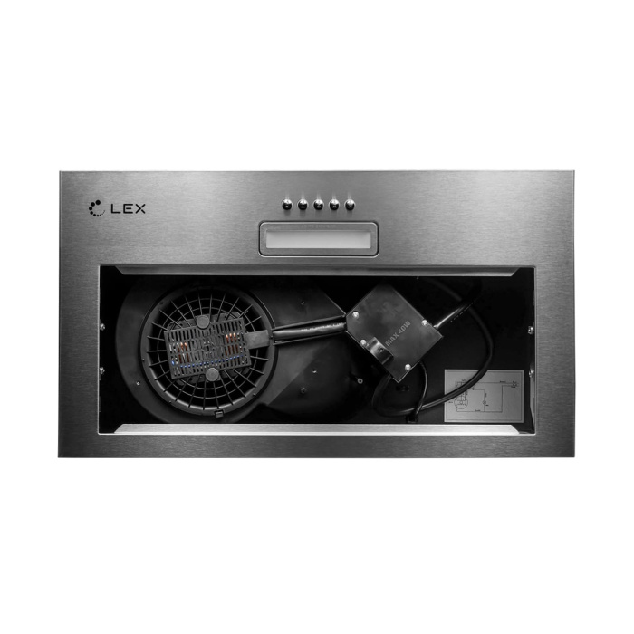 Кухонная вытяжка полновстраиваемая LEX GS BLOC LIGHT 600 INOX