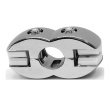 Держатель для стекла и плиты двухсторонний R-7A/Jok55 хром 2977