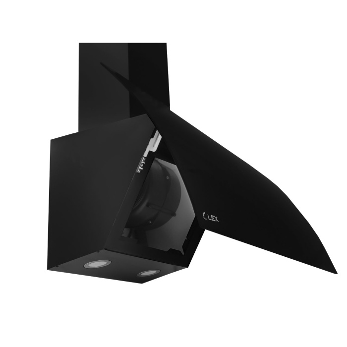 Кухонная вытяжка наклонная LEX PLAZA GS 600 BLACK