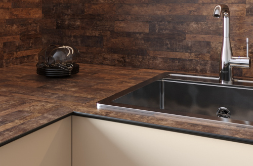 Стеновая панель Rustic wood 8070/Rw Slotex 4200х600х10 мм