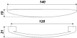 BOYARD.Ручка S1260/128 RS012SC.4/128