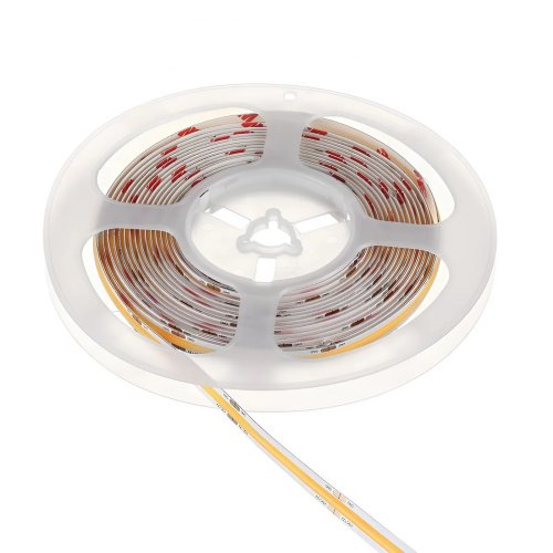 Светодиодная лента COB IP20 252 LED/м 10Вт/м 12В 6000K холодный белый свет 5 м GLS