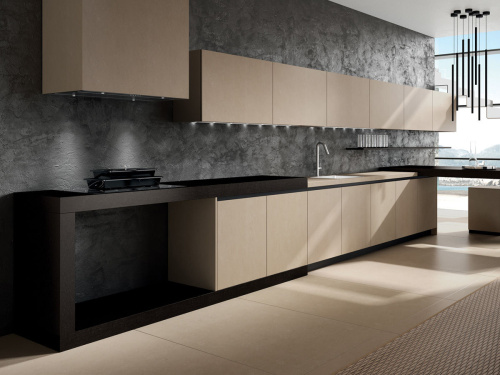Плита МДФ Beige Luxor 20мм 0719 Fenix NTM 3050x1300 обратная сторона в цвет