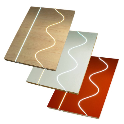 Профиль врезной силиконовый для LED лент 0508 GLS белый с диффузором, 5м