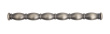 BOYARD.Ручка мебельная STACCATO RS449MBAB.4/128