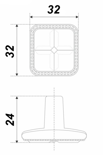 BOYARD.Ручка мебельная BELLE RC112MAB.4/Bg