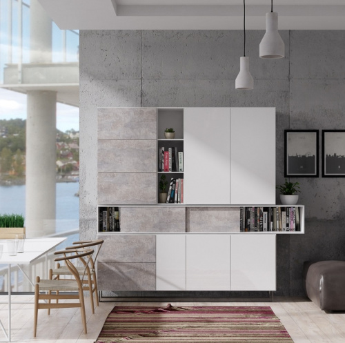 ЛДСП Цемент классический матовый Lamarty 2750х1830х22 мм