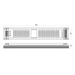 Блок питания для светодиодной ленты IP20 max 200Вт 12В вх 200-240В защита от перегрузки от перегрева и от КЗ с тонким корпусом GLS