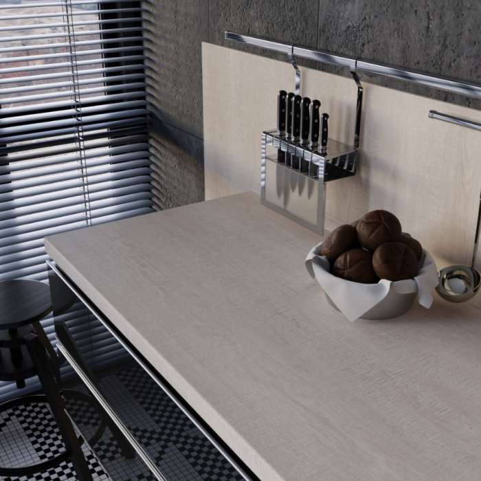 Столешница Sawbury oak light 7141/Sc Slotex 3000х600х40 мм