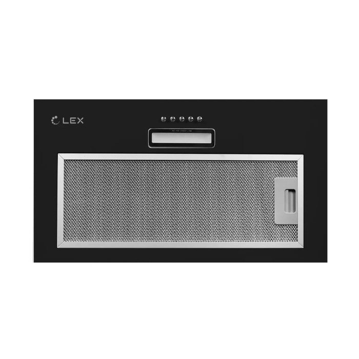 Кухонная вытяжка полновстраиваемая LEX GS BLOC LIGHT 600 BLACK