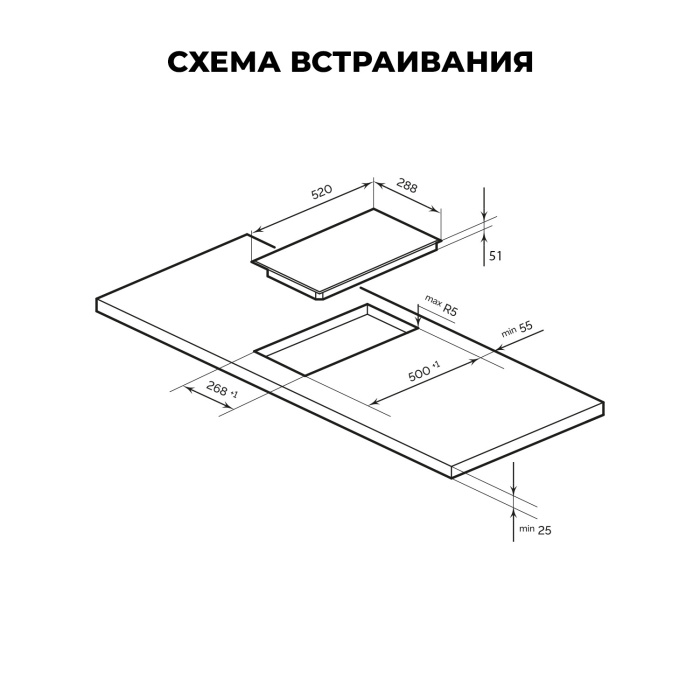 Электрическая варочная панель LEX EVH 321A BL