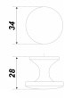 BOYARD.Ручка мебельная EDDA RC289BAZ.4