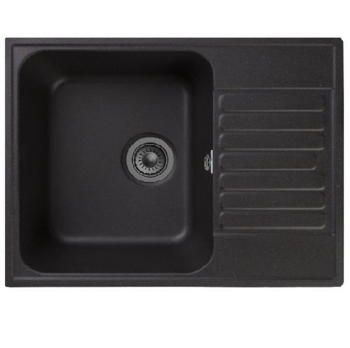 Мойка из искусственного камня Granfest-Quarz GF-Z13 черный 620х480мм h=180мм