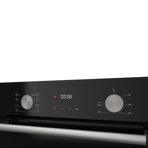 Электрический духовой шкаф с грилем LEX EDP 680 BL MAX
