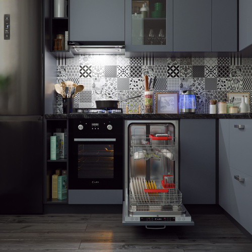 Кухонная вытяжка встраиваемая LEX HUBBLE G 2M 600 BLACK