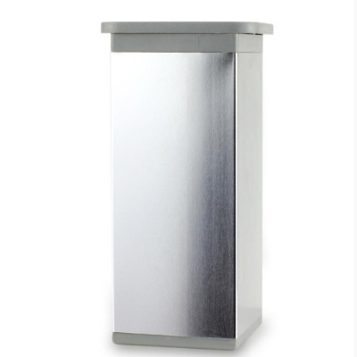 Опора квадратная, регулируемая, хром 40x40x100мм GP NK002/100/CP
