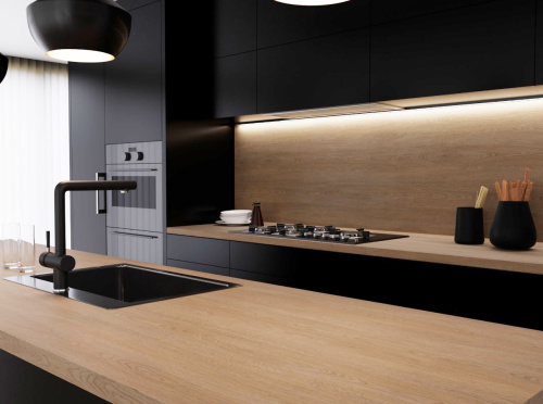 Стеновая панель Carpenter oak 7120/7 Slotex 4200х600х10 мм