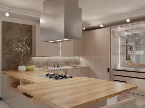 Столешница Irish oak 2612/P Slotex 3000х600х40 мм