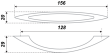 BOYARD.Ручка S2760/128 RS027SC.3/128