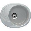 Мойка из искусственного камня U-403-310 серый Ulgran 570х465мм