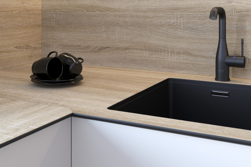 Стеновая панель Sonoma oak light 3230/Mw Slotex 4200х600х10 мм